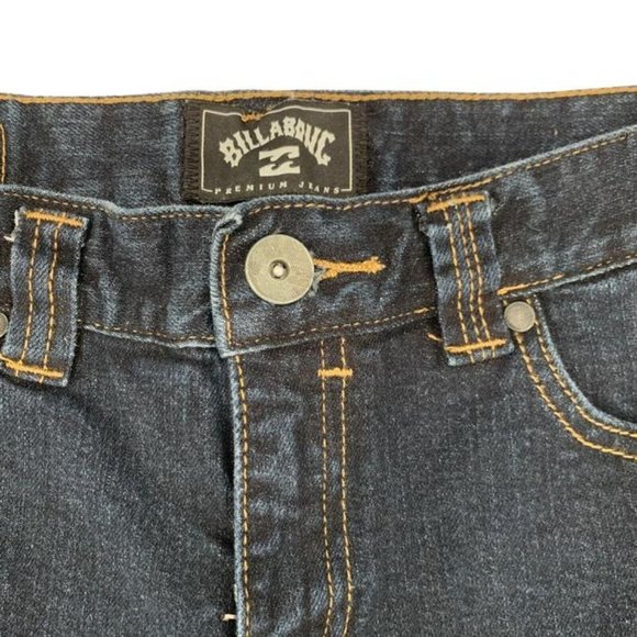 *Billabong Blue Outsider Slim Dark Rinse Premium Womens Wash Denim Relaxed Fit - Picture 7 of 8